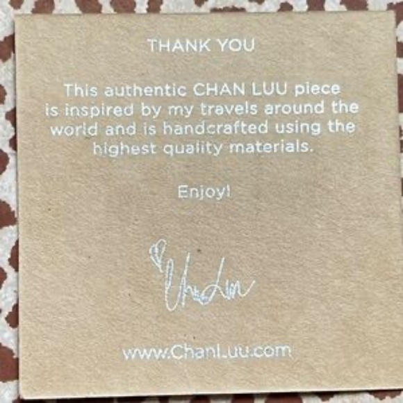 CHAN LUU Bohemian Choker Necklace Embellished Tan & Golden A - Picture 7 of 8